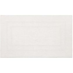 Wide Width Cotton Reversible Bath Rug by Mohawk Home in White (Size 24" W 60" L)