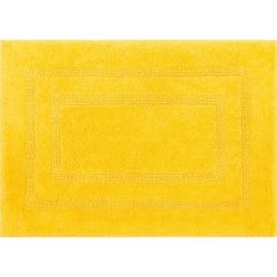 Wide Width Cotton Reversible Bath Rug by Mohawk Home in Fiesta Yellow (Size 17" W 24" L)