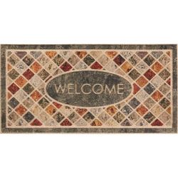 Ornamental Mineral Stone Door Mat by Mohawk Home in Chestnut