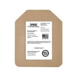 RTS Tactical AR600 Level III+ Special Threat Insert - 10X12 - Base Coat Tan RTS-45600