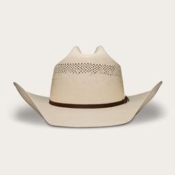 Tecovas Cattleman Straw Cowboy Hat, Natural, Size 7"