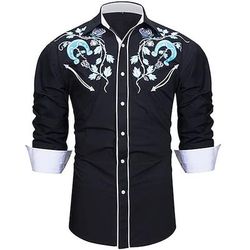 Classico Retrò Vintage 18° Secolo Blusa / Camicia Cowboy del West Costume Per uomo Mascherata Abbigliamento Quotidiano Addio al Nubilato Adulti Camicia