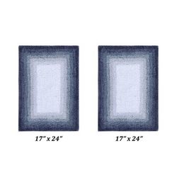 Torrent Bath Mat Rug, (17" X 24" | 17" X 24") by Better Trends in Gray