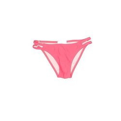 JAQULiNE Design Studio Swimsuit Bottoms: Pink Color Block Swimwear - Women's Size Small