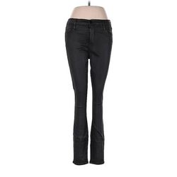 FRAME Denim Jeans - Mid/Reg Rise: Black Bottoms - Women's Size 29