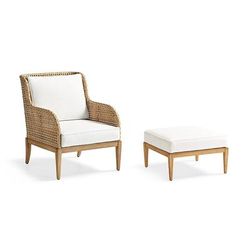 Kenbrooke Tailored Furniture Covers - Lounge Chair, Sand - Frontgate