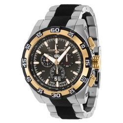 Open Box Chase Durer Air Warrior Swiss Ronda 5050.C Caliber Men's Watch - 48mm Black Steel (AIC-CDW-0004)