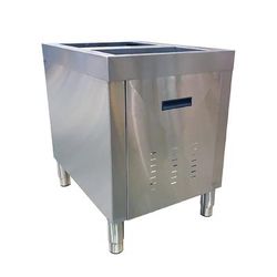 Scotsman IODST22 Stationary Equipment Stand for IOD150 Ice Maker Dispenser, Cabinet Base, Silver