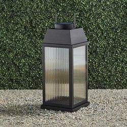 Lincoln Outdoor Solar LED Lantern - Frontgate