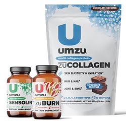 Weight Loss Bundle: Collagen, Sensolin, Zuburn by UMZU | 35.77 oz