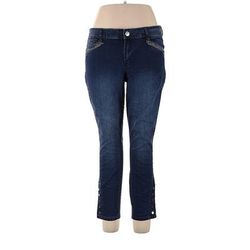 One 5 One Jeans - Low Rise: Blue Bottoms - Women's Size 14