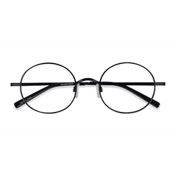 Male s round Black Metal Prescription eyeglasses - Eyebuydirect s Merrill