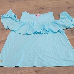 Lilly Pulitzer Tops | Lilly Pulitzer Lyra Top | Color: Blue | Size: S