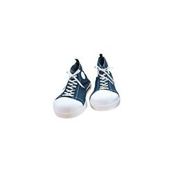 Chaussures de clown géantes "baskets", bleu jeans