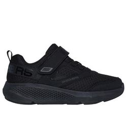 Skechers Boy's GO RUN Elevate - Astonishing Speed Sneaker | Size 4.0 | Black | Textile/Synthetic | Machine Washable
