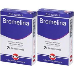 KOS Bromelina Integratore Alimentare Set da 2 2x60 pz Compresse