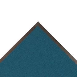 NoTrax 109S0034BU Brush Step Entrance Scraper Floor Mat, 3' x 4', 3/8" Thick, Slate Blue