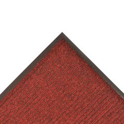 NoTrax 109S0036RB Brush Step Entrance Scraper Floor Mat, 3' x 6', 3/8" Thick, Red