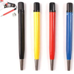 1/4 pz rimozione ruggine pennello penna fibra di vetro/ottone/acciaio/Nylon pennello a forma di
