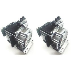 Jaspertronics™ OEM Lamp & Housing TwinPack for the Panasonic PT-DZ110 Projector with Ushio bulb inside - 240 Day Warranty