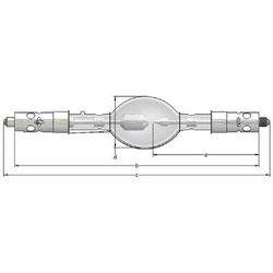 Philips LTI XDC-7000C 7000W Digital Cinema Xenon Lamp for Christie Cinema Projectors