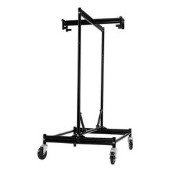 National Public Seating SDL Stage Dolly w/ 6 Stage Capacity - Steel, Black