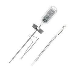 CDN DTW450L Digital Waterproof Thermometer w/ 8" Stem, -40 to 450Â°F, Stainless Steel