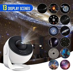 1pc 13 In 1 Star Projector Night Light, Galaxy Projector, Planetarium Projector For Bedroom, Aurora Projector