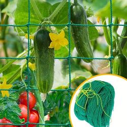 1 Pack Garden Trellis For Climbing Plants Outdoor, 6.5x9.8ft Trellis Netting For Cucumber, Tomato, Plant Trellis Net With 4x4 Inch Mesh As Vegetable Trellis For Grape, Bean, Growing Net