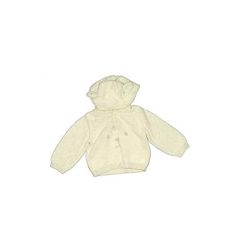 Janie and Jack Cardigan Sweater: Yellow Tops - Size 6-12 Month