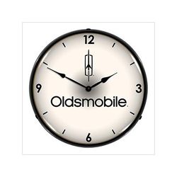 Collectable Sign and Clock Oldsmobile Backlit Wall Clock