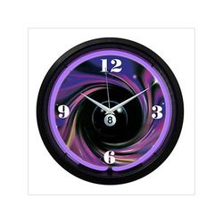 Neonetics 15-Inch Eight Ball Swirl Neon Clock