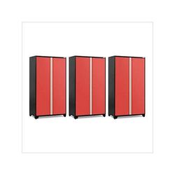 NewAge Garage Cabinets 3 x PRO Series Red 48 in. Multi-Use Locker