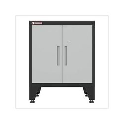 Armadillo Tough Grey 2-Door Base Cabinet with Rubber Work Mat