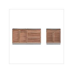 NewAge Outdoor Kitchens Grove 3-Piece Outdoor Kitchen Set (No Countertop)