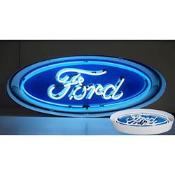 Neonetics 30-Inch Ford Oval Neon Sign In Steel Can