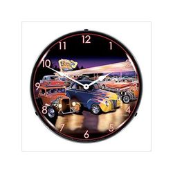 Collectable Sign and Clock Burger Bobs Backlit Wall Clock