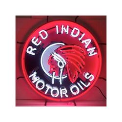 Neonetics Indian Motor Oils 24-Inch Neon Sign