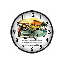 Collectable Sign and Clock 1955 Bel Air Convertible Backlit Wall Clock