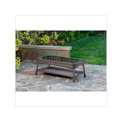 Tortuga Outdoor Sea Pines Wicker Coffee Table (Java)