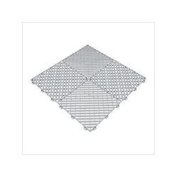 Swisstrax Ribtrax Pro Pearl Silver Garage Floor Tile (6-Pack)