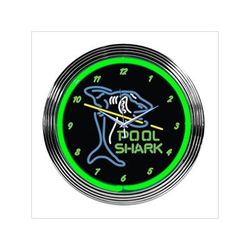 Neonetics 15-Inch Pool Shark Neon Clock