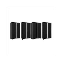 NewAge Garage Cabinets 4 x BOLD Series 48-Inch Black Locker