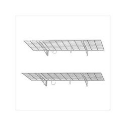 MonsterRax 48x18-Inch Wall Shelves (2-Pack)