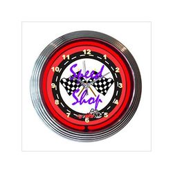Neonetics 15-Inch Speed Shop Neon Clock