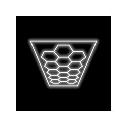 HexGlow Small 15 Hex LED Lighting Kit with Border (16’ x 8’)