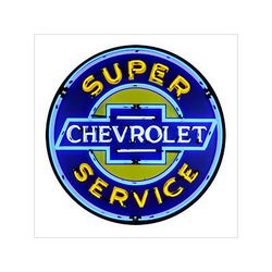 Neonetics Chevy Service 36-Inch Neon Sign