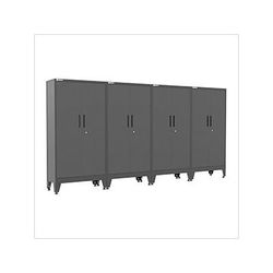 Armadillo Tough Black Gear Locker Tall Cabinet (4-Pack)