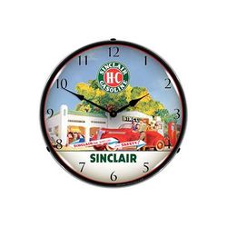 Collectable Sign & Clock Sinclair HC Gasoline Backlit Wall Clock