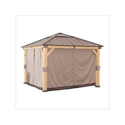 Sunjoy Group Replacement Curtains for 11 x 11 Wood-Framed Gazebos